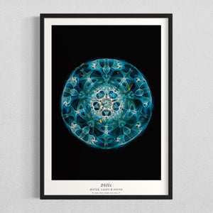 cymatics photo print 26Hz (Note G#) - Journey of Curiosity