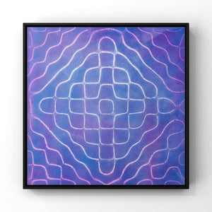 cymatics photo print Note A - 1728Hz (55x55cm) - Journey of Curiosity
