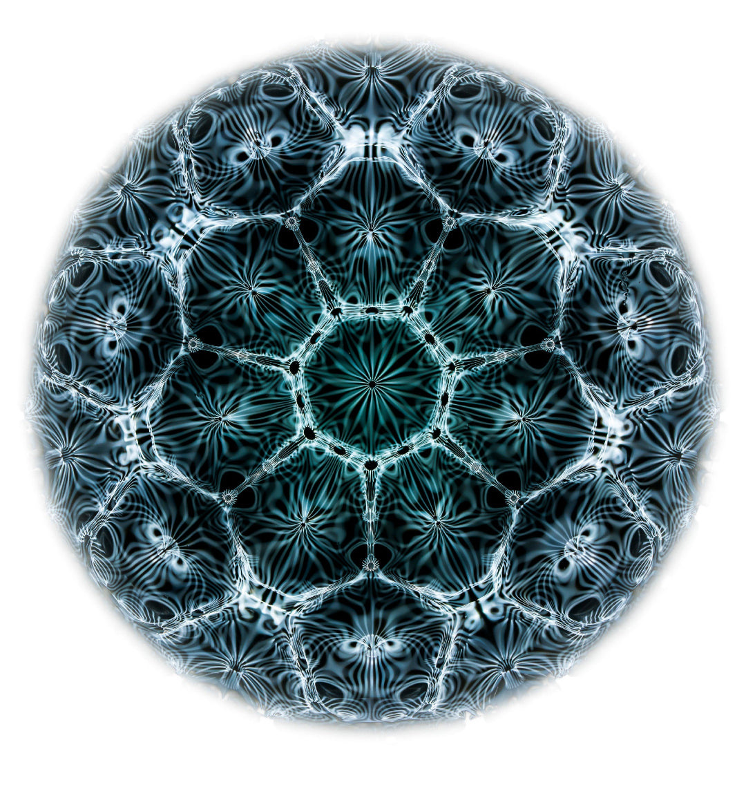 cymatics cymaglyph cymascope photo of visible sound by journey of curiosity, Jacob Lee Adlington