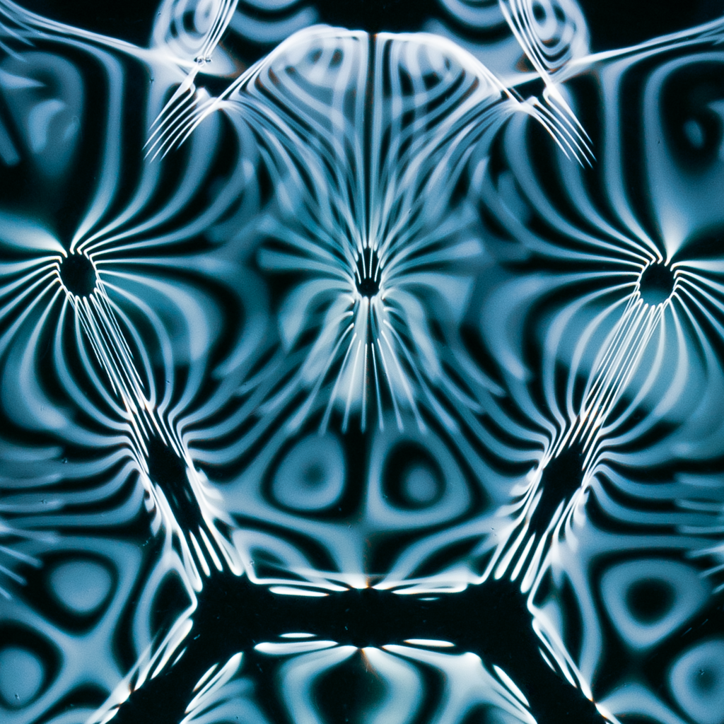 close up 29Hz (Note A#) Cymatics photography Fine Art Print by Journey of Curiosity