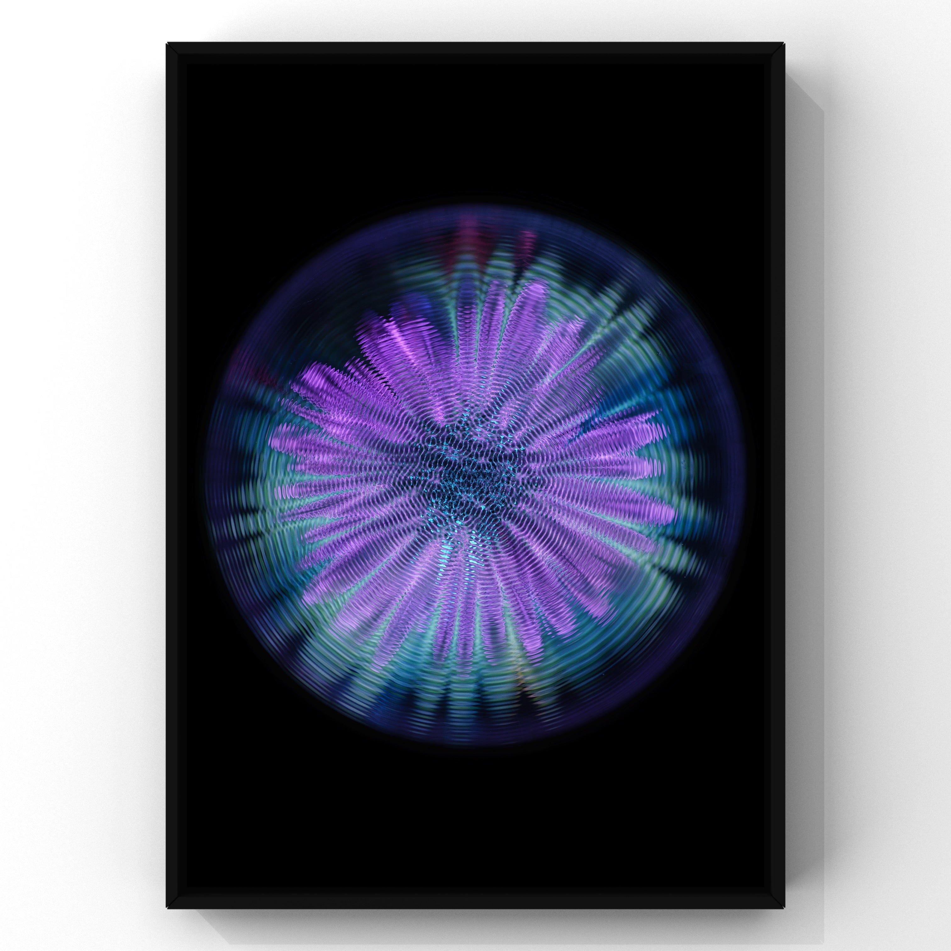 cymatics photo print Faraday Waves - Journey of Curiosity