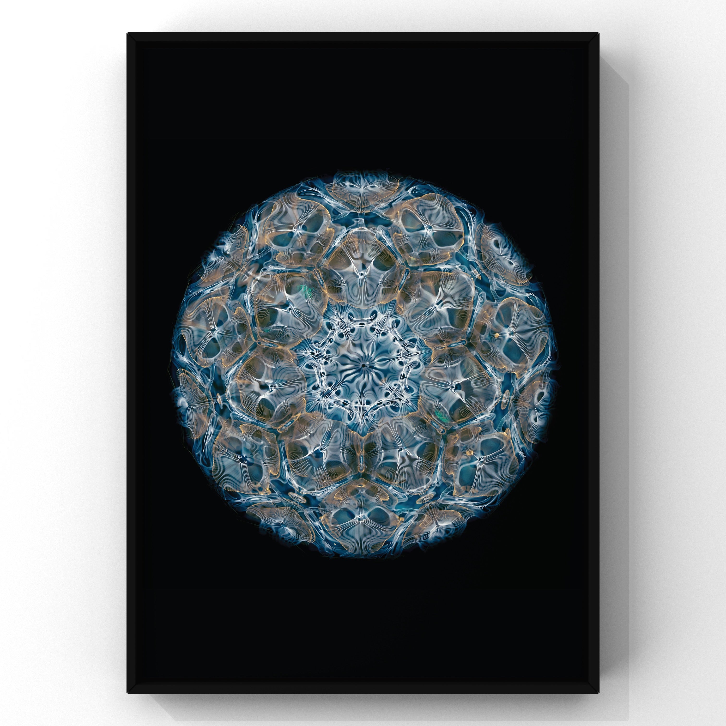 cymatics photo print 32.7Hz (Note C) - Journey of Curiosity