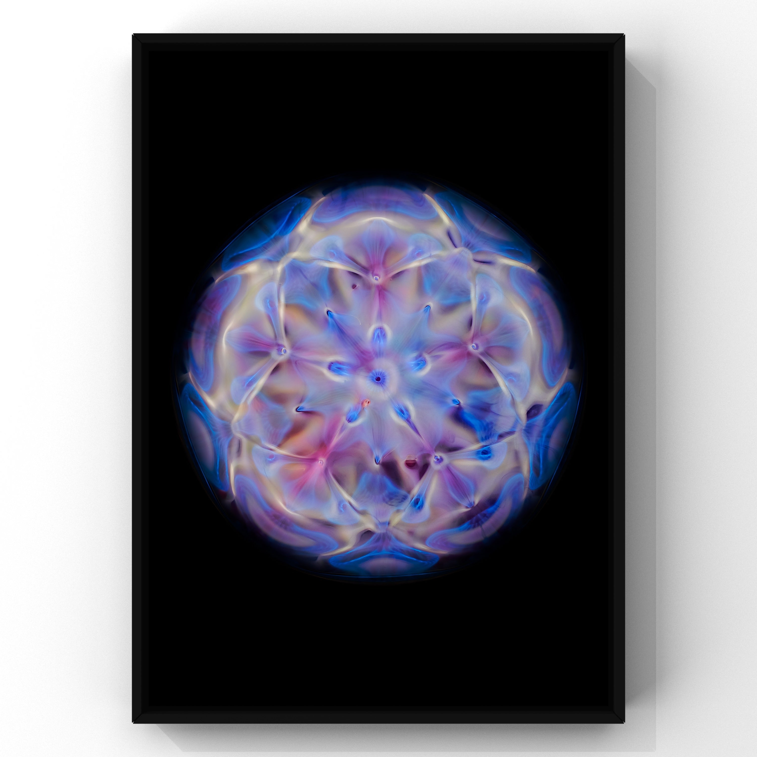 cymatics photo print Sound Flower - Journey of Curiosity