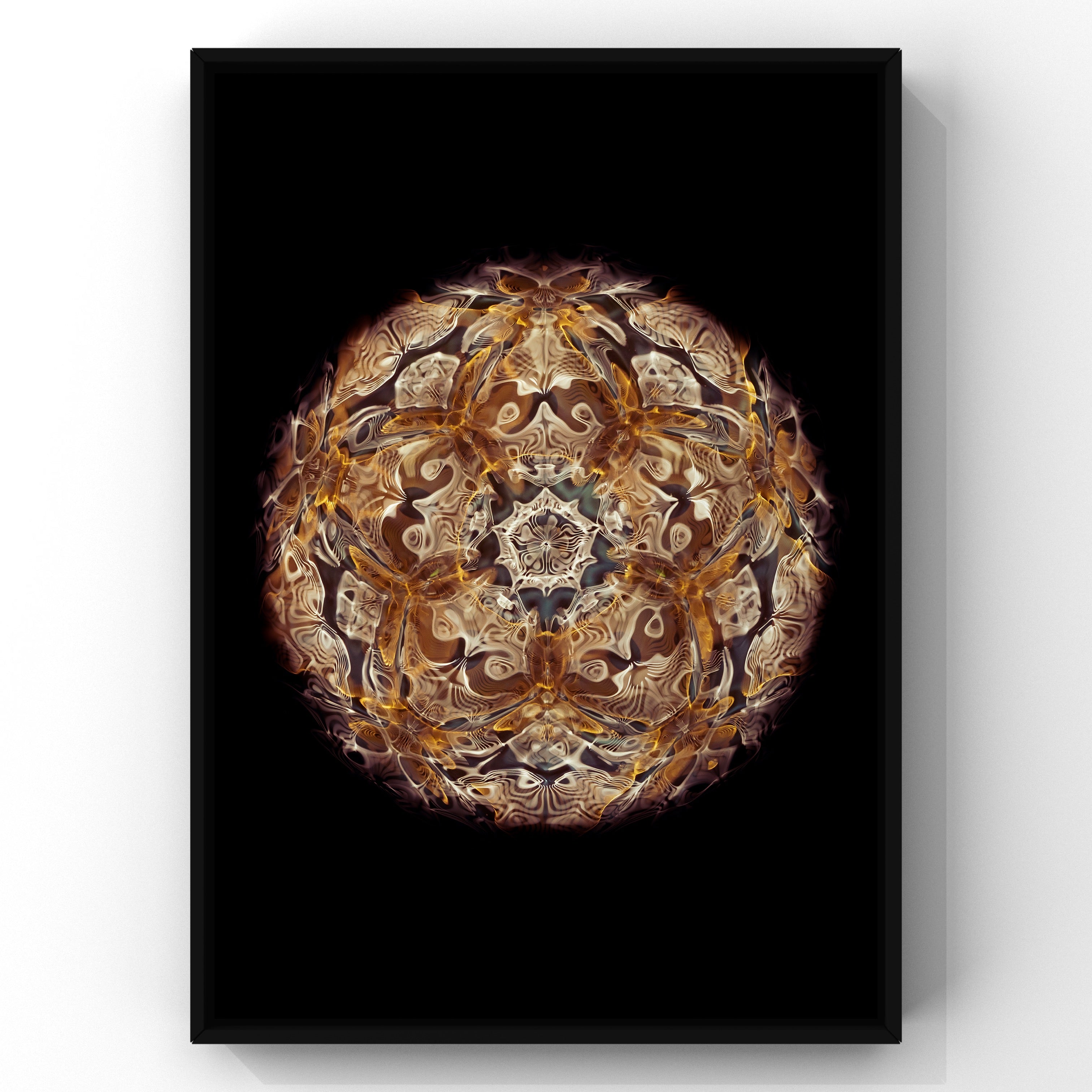 cymatics photo print 27.5Hz (Note A) - Journey of Curiosity