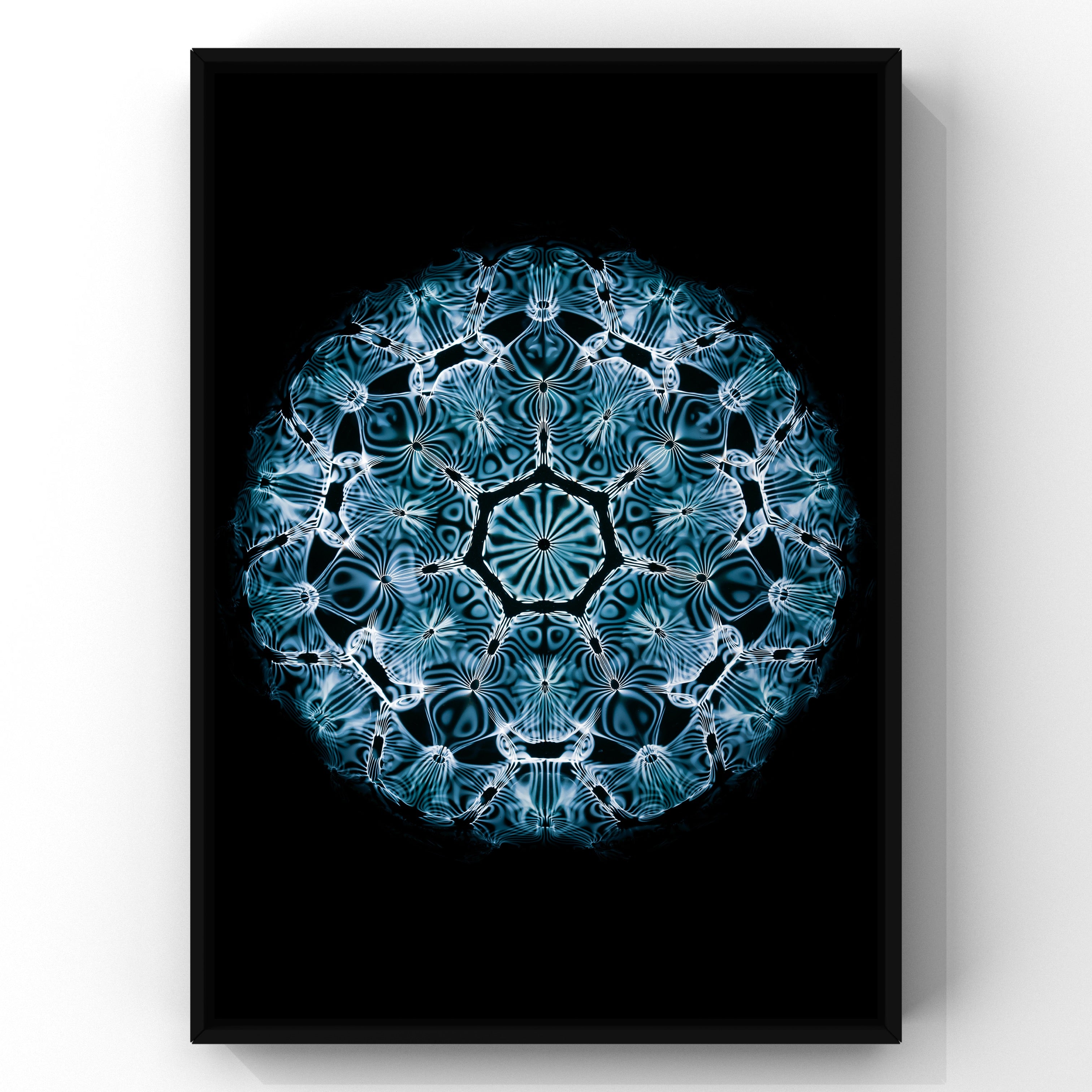 cymatics photo print 29Hz (Note A#) - Journey of Curiosity