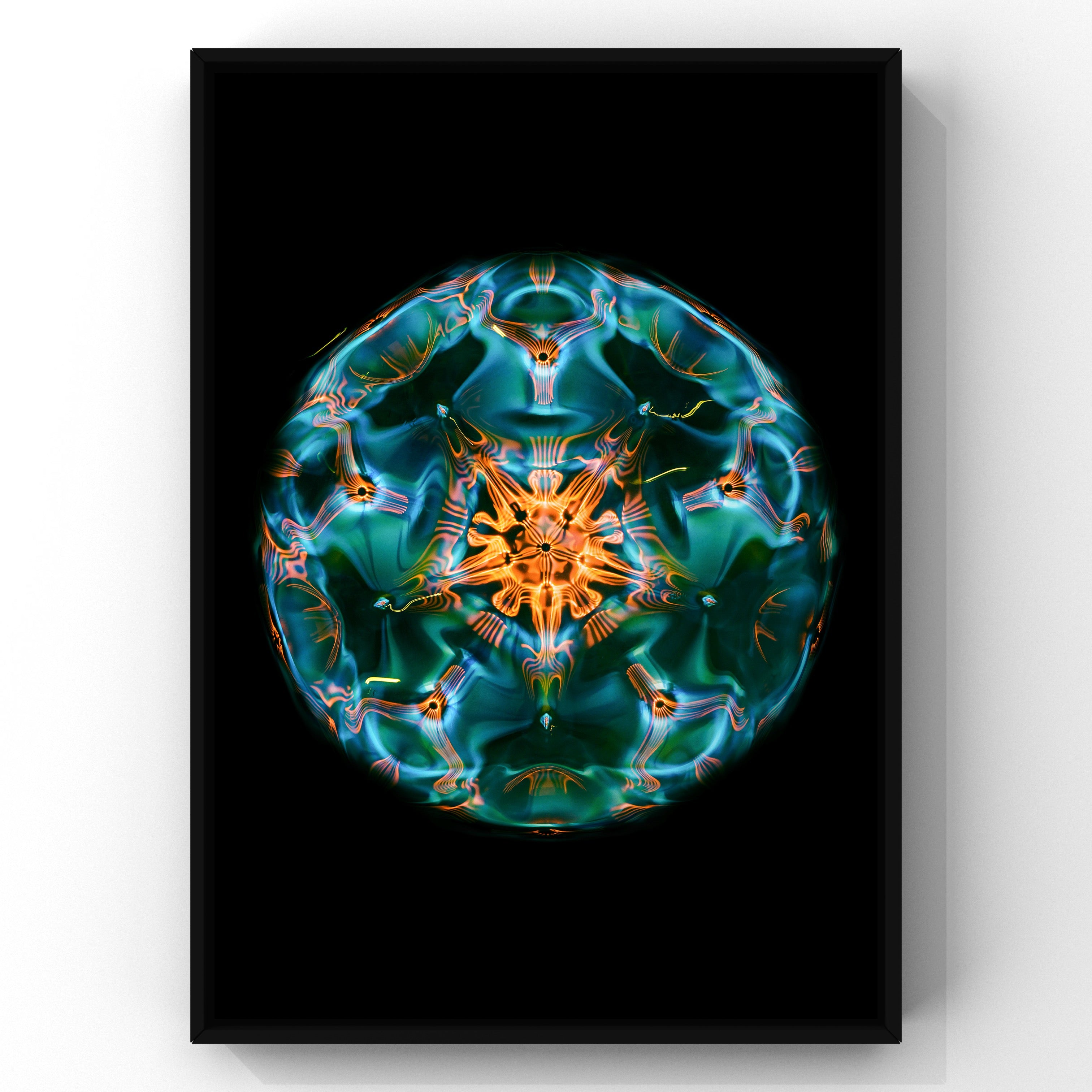 cymatics photo print 25.4Hz (Note G#) - Journey of Curiosity