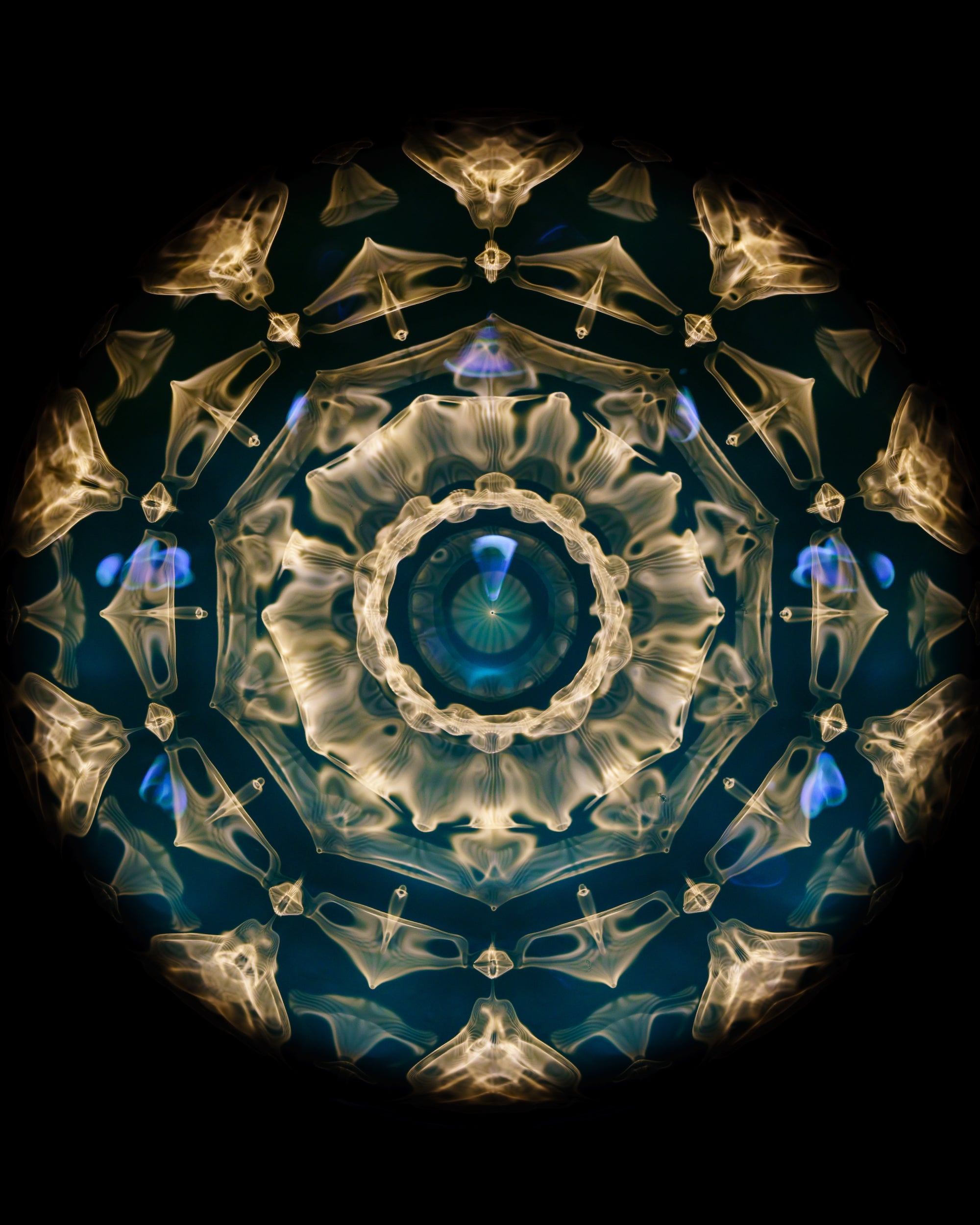 cymatics photo print 18.8Hz (Note D) - Journey of Curiosity