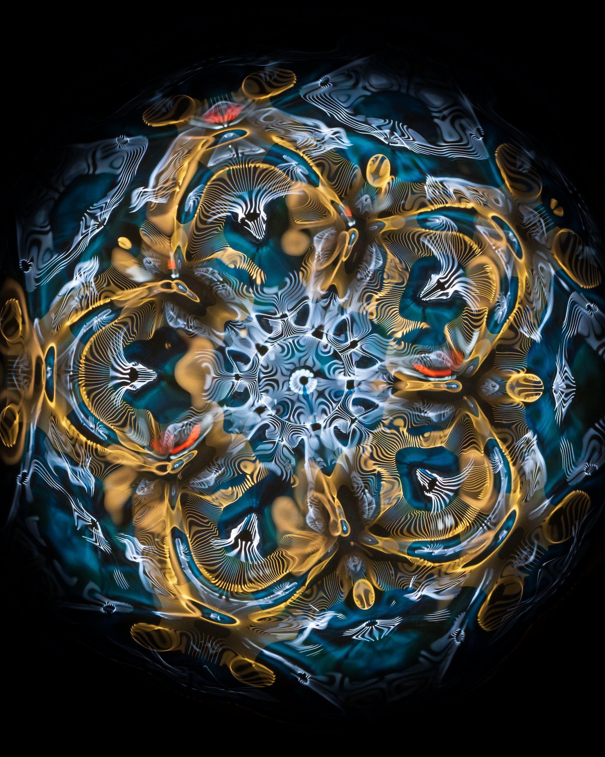 cymatics photo print 21.4Hz (Note F) - Journey of Curiosity