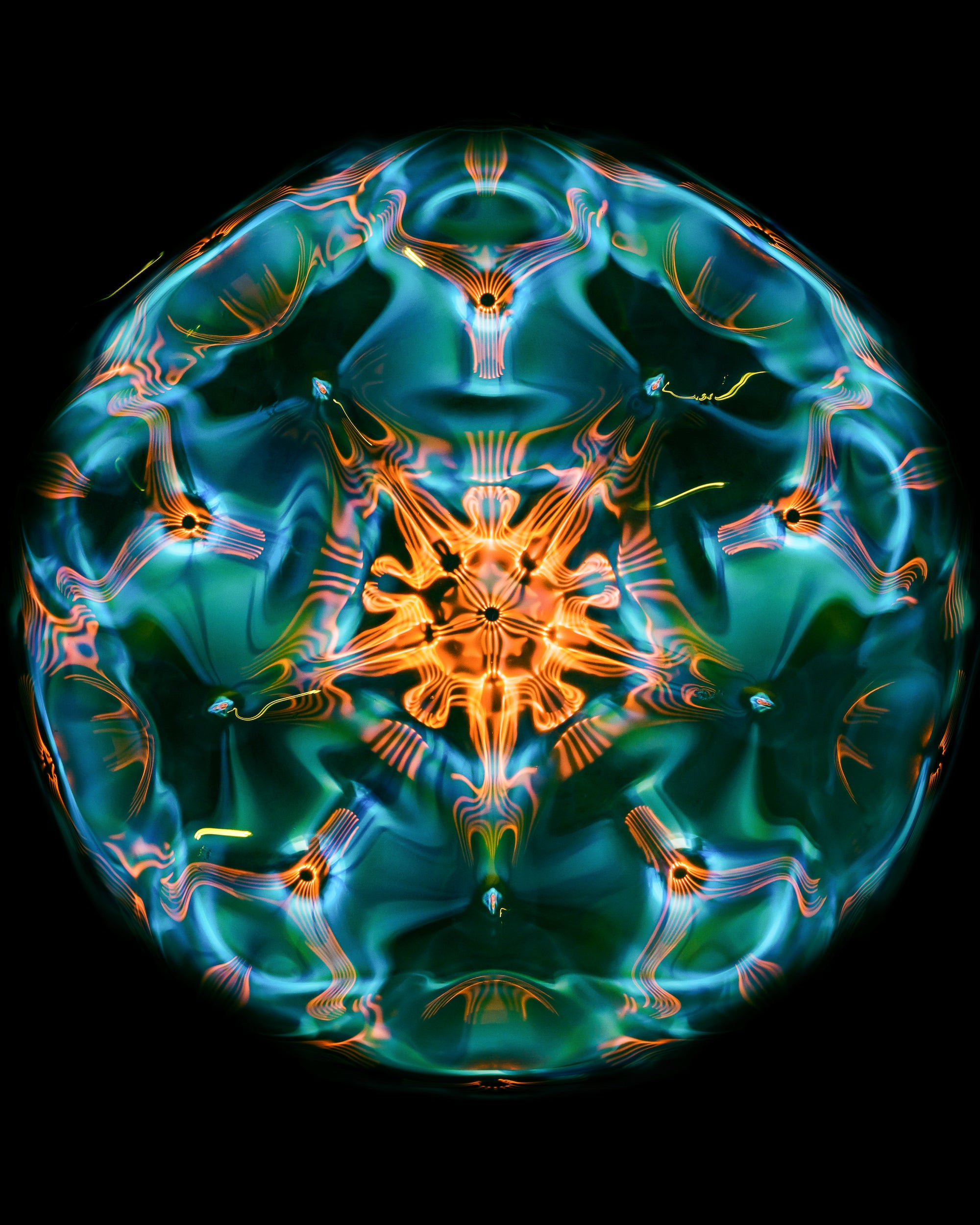 cymatics photo print 25.4Hz (Note G#) - Journey of Curiosity