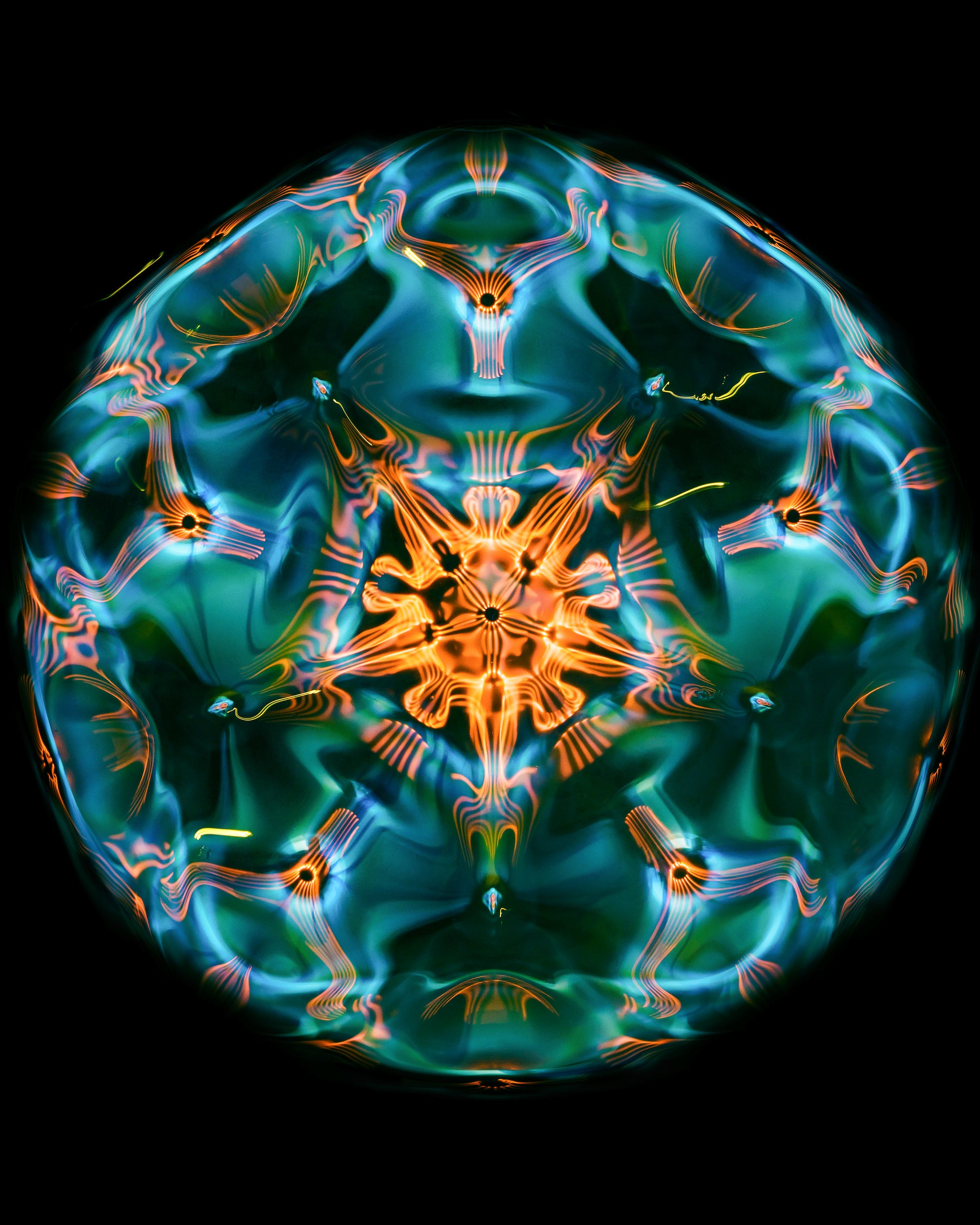 cymatics photo print 25.4Hz (Note G#) - Journey of Curiosity