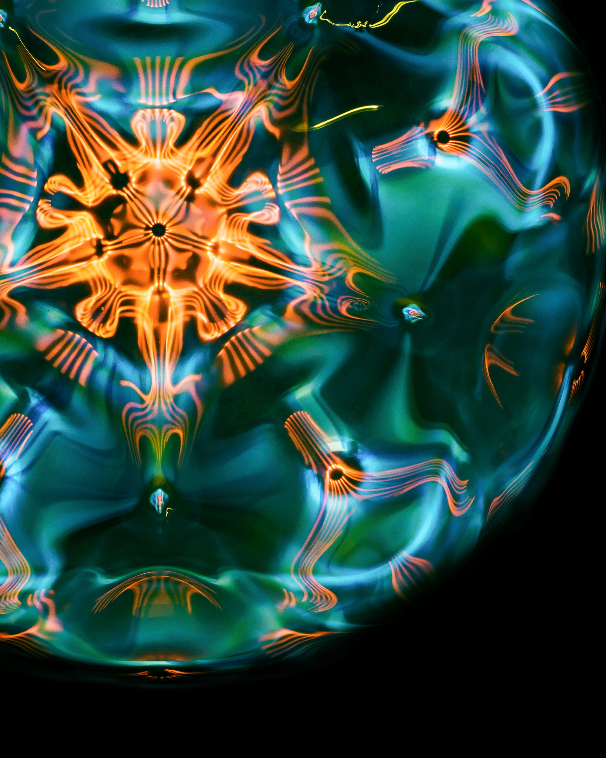cymatics photo print 25.4Hz (Note G#) - Journey of Curiosity