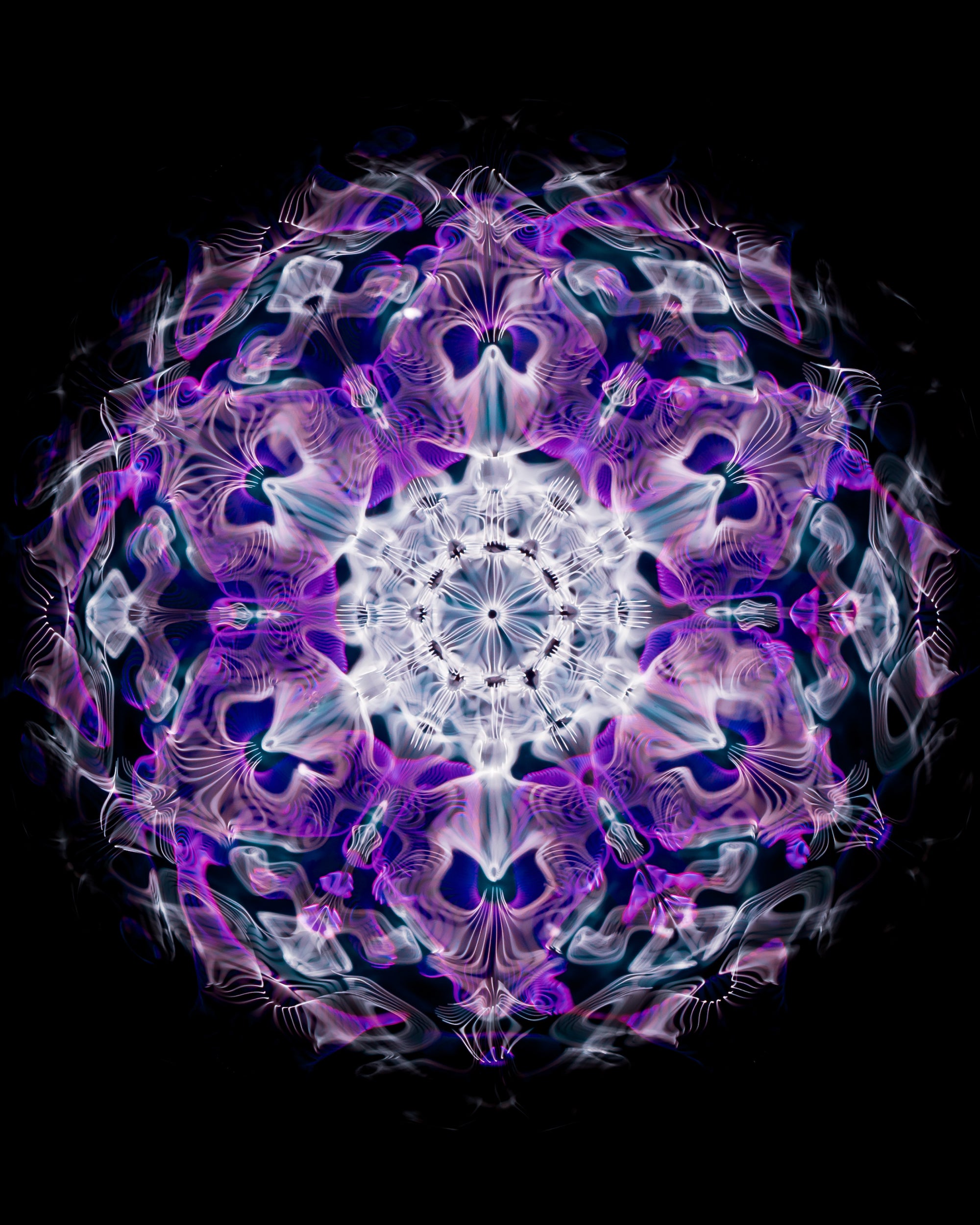 cymatics photo print 26.7Hz (Note A) - Journey of Curiosity