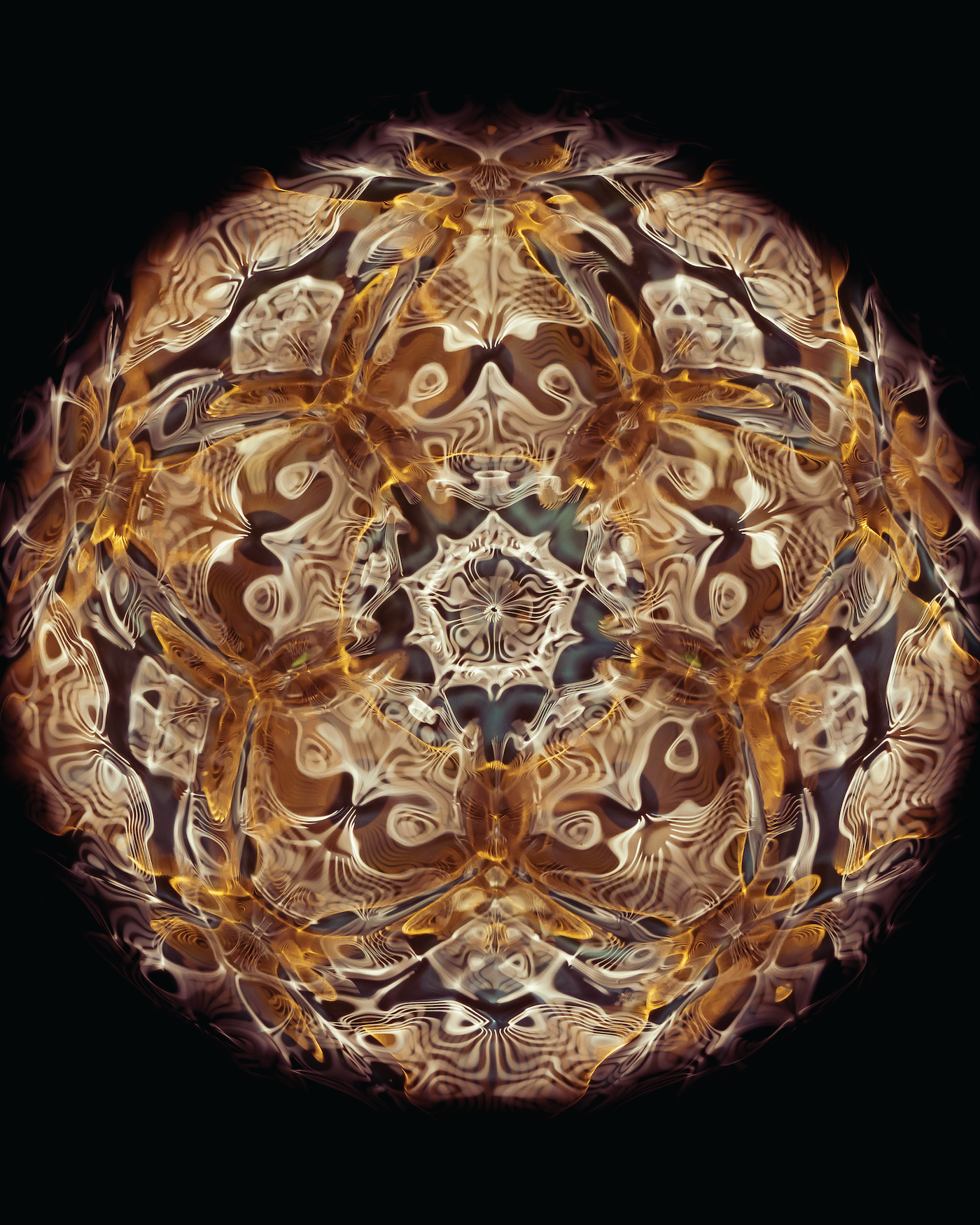 cymatics photo print 27.5Hz (Note A) - Journey of Curiosity