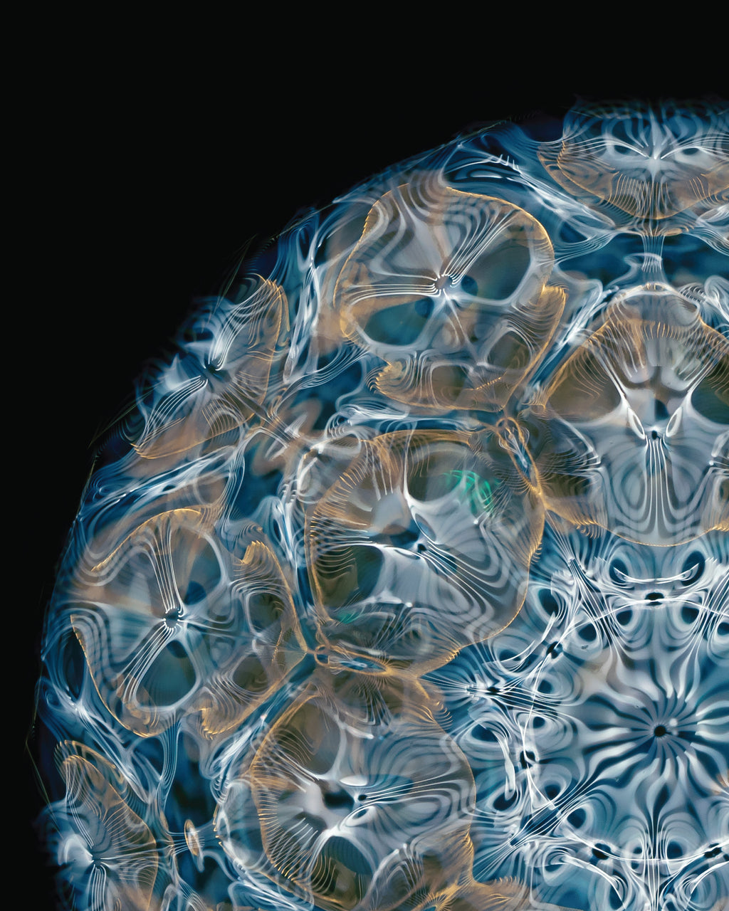 cymatics photo print 32.7Hz (Note C) - Journey of Curiosity