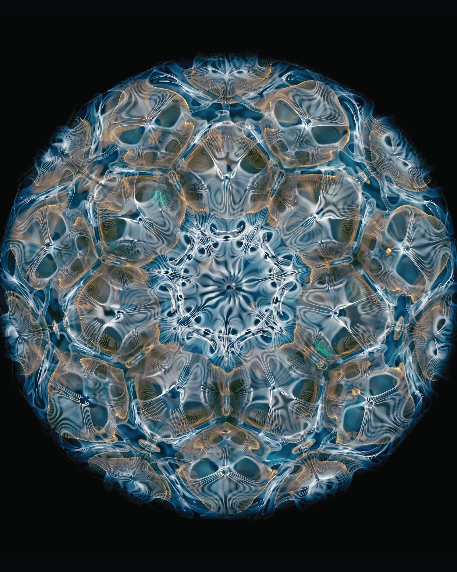 cymatics photo print 32.7Hz (Note C) - Journey of Curiosity