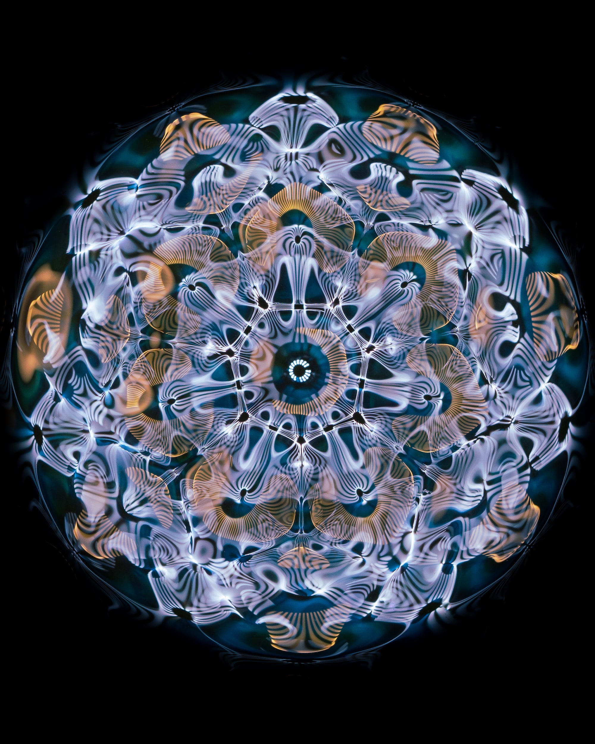 cymatics photo print 41.2Hz (Note E) - Journey of Curiosity