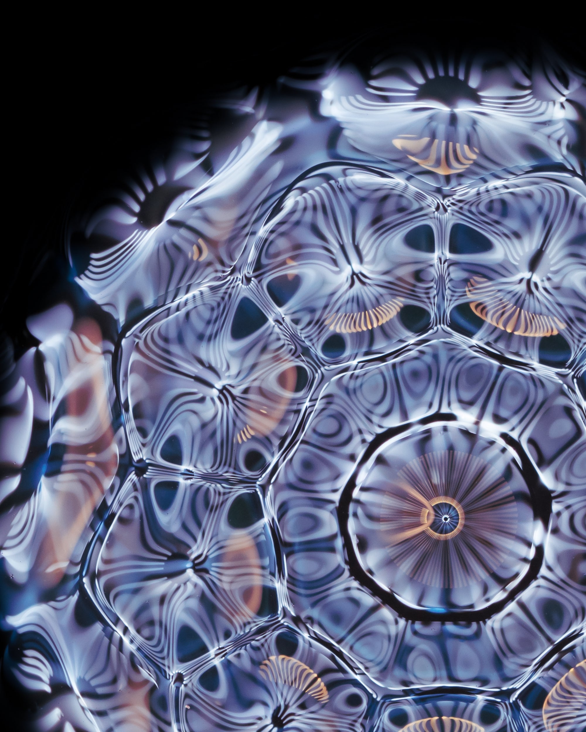 cymatics photo print 43.6Hz (Note F) - Journey of Curiosity