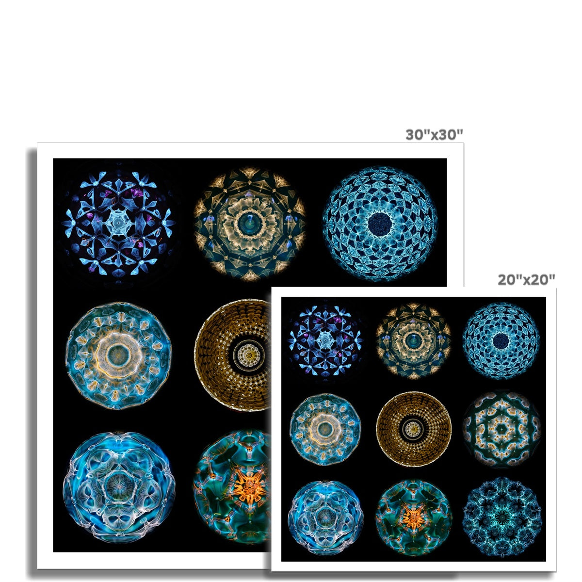 cymatics photo print Poster Print - Cymatics Photography Collection - Journey of Curiosity