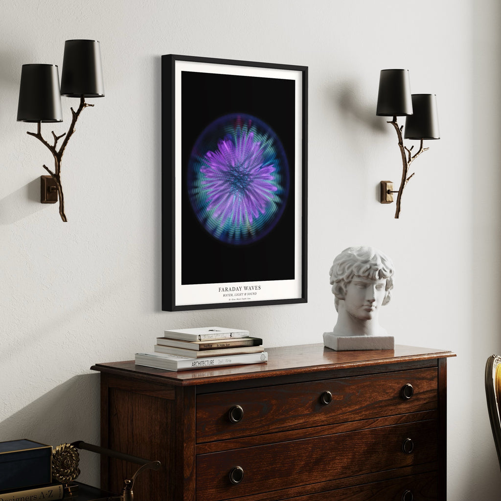 cymatics photo print Faraday Waves - Journey of Curiosity