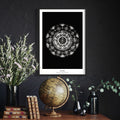 cymatics photo print B/W - 18.8Hz - Journey of Curiosity