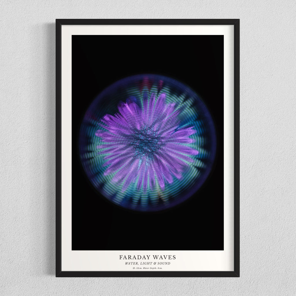 cymatics photo print Faraday Waves - Journey of Curiosity
