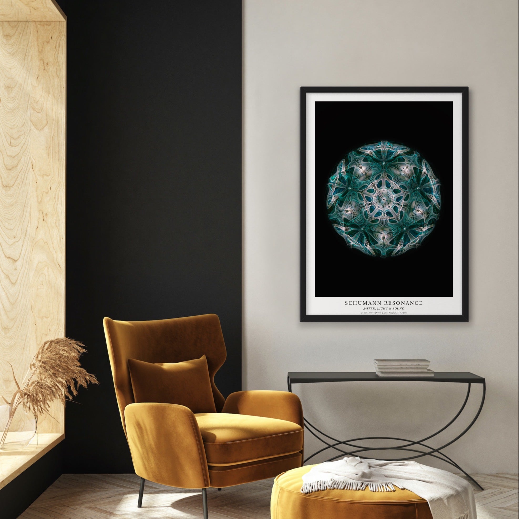 cymatics photo print Schumann Resonance (7.83Hz) - Journey of Curiosity