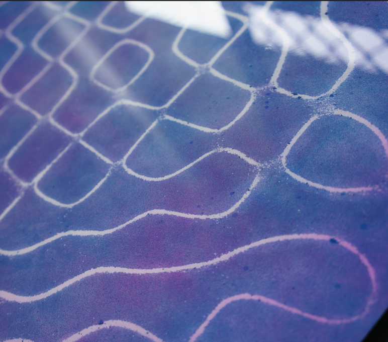 cymatics photo print Note A - 1728Hz (55x55cm) - Journey of Curiosity