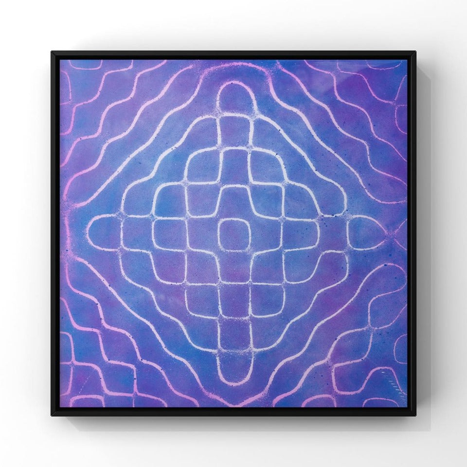 cymatics photo print Note A - 1728Hz (55x55cm) - Journey of Curiosity